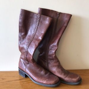 Brown Leather Boots